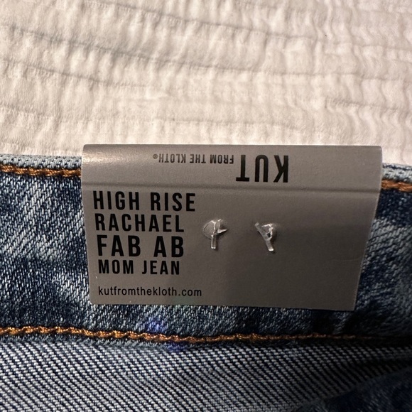Kut From The Kloth Rachael Highrise Fab Ab Mom Jean - NWT - Size 0 - Picture 9 of 14